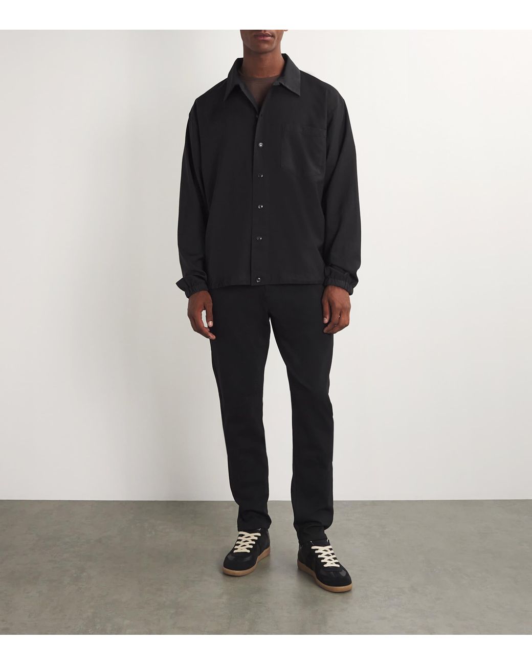 PAIGE Black Slim-fit Stretch Trousers for men