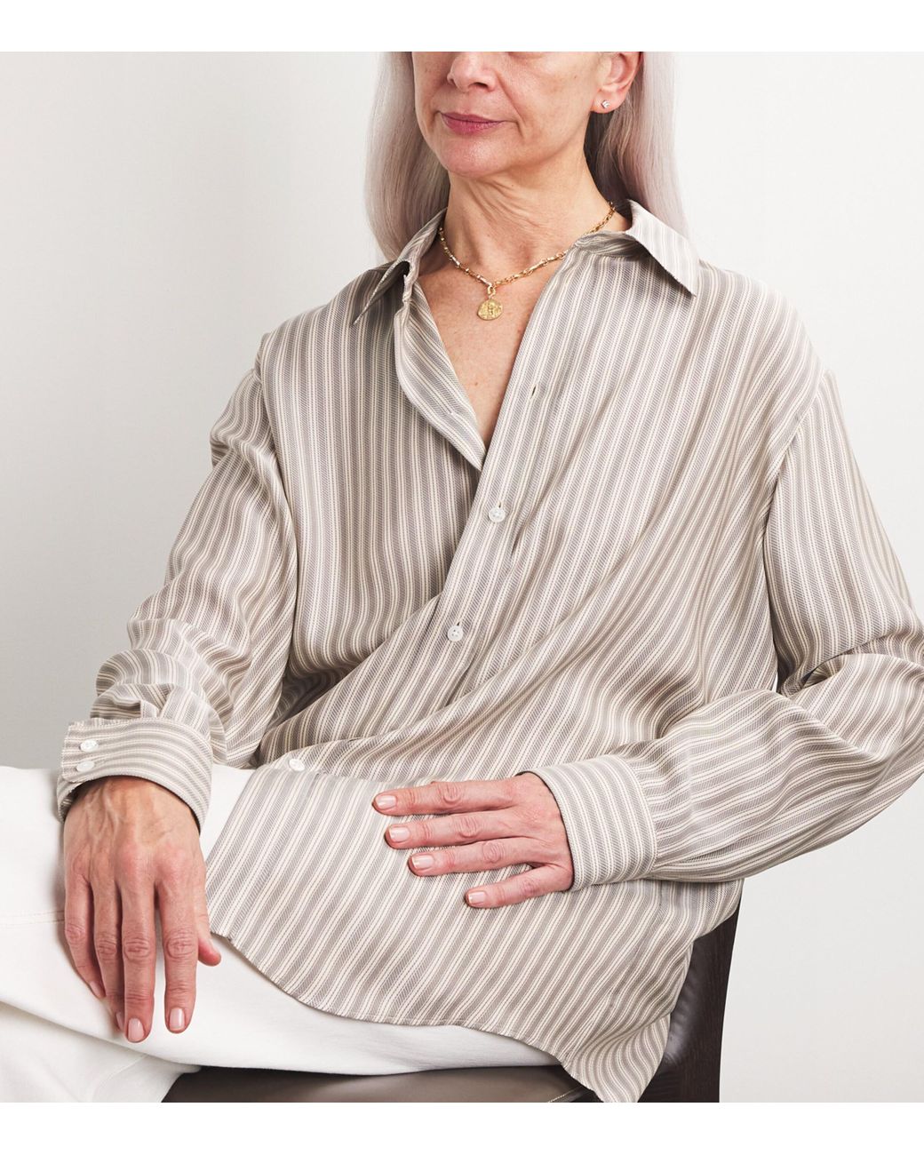 Azlee Metallic Small And Diamond Virgo Coin Charm