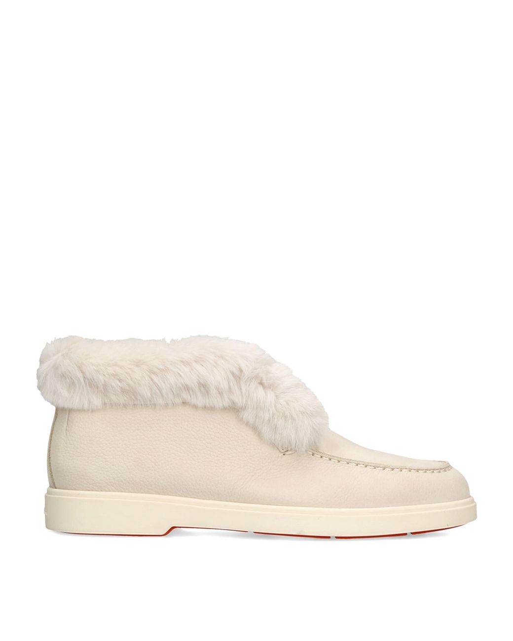 Santoni Natural Suede Hadeel Ankle Boots