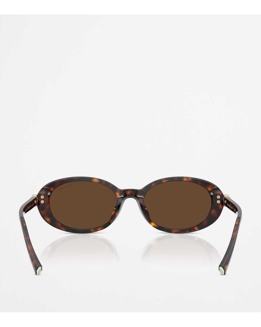 Tiffany & Co Brown Acetate Oval Tf4242D Sunglasses
