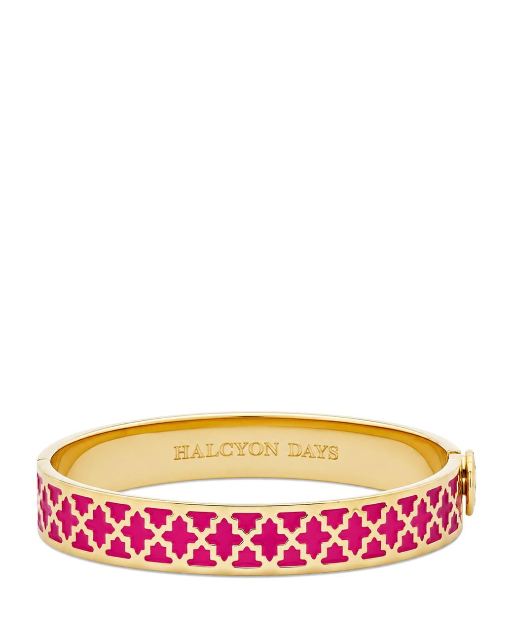 Halcyon Days Pink Plated Agama Bangle for men