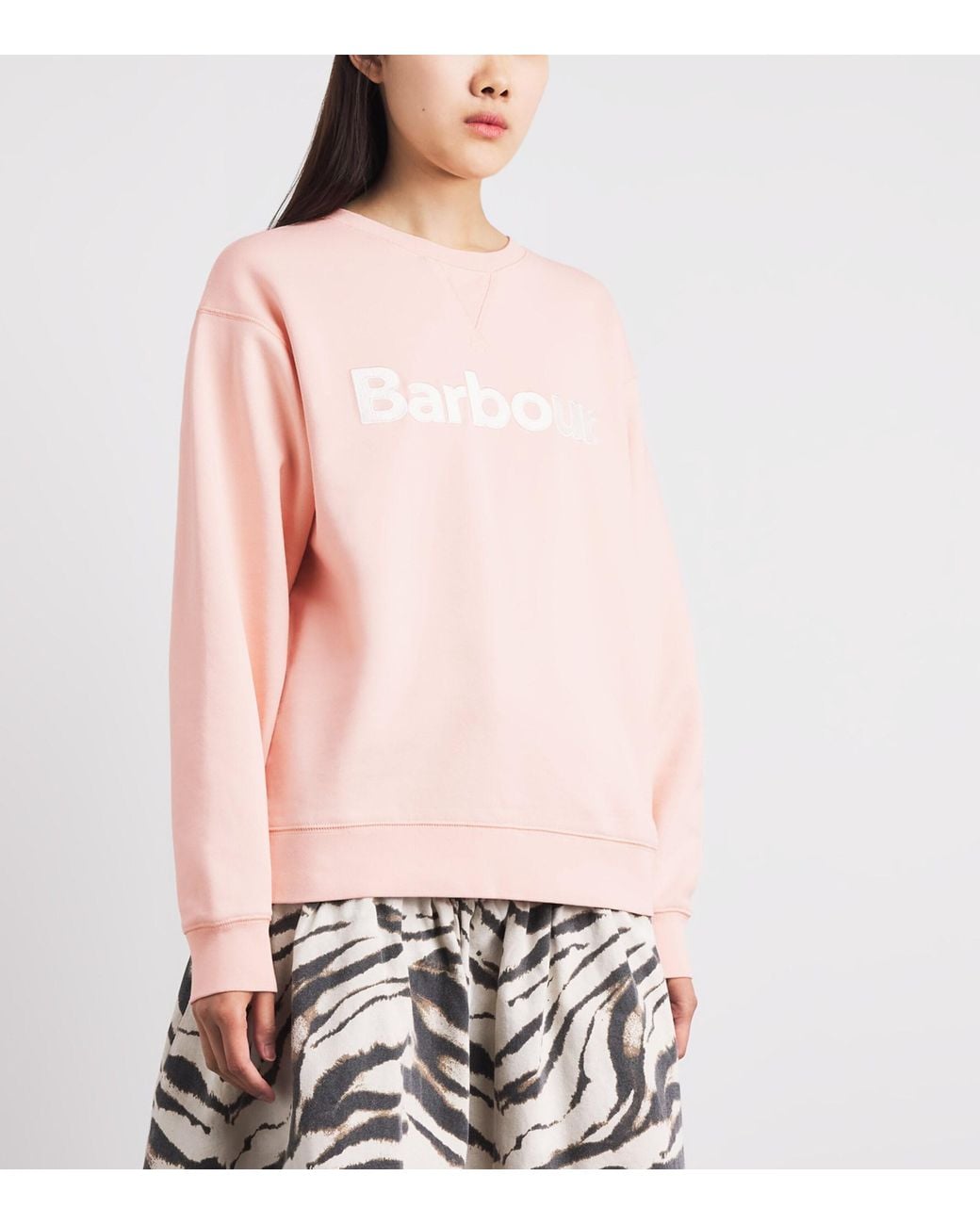 Barbour Pink Cotton Hartland Sweatshirt