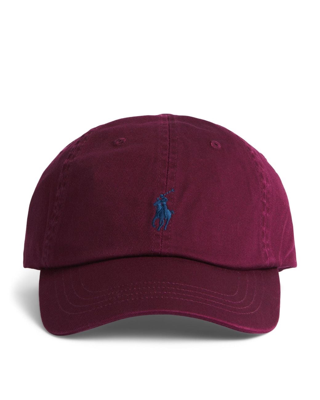 Polo Ralph Lauren Red Cotton Logo Baseball Cap for men