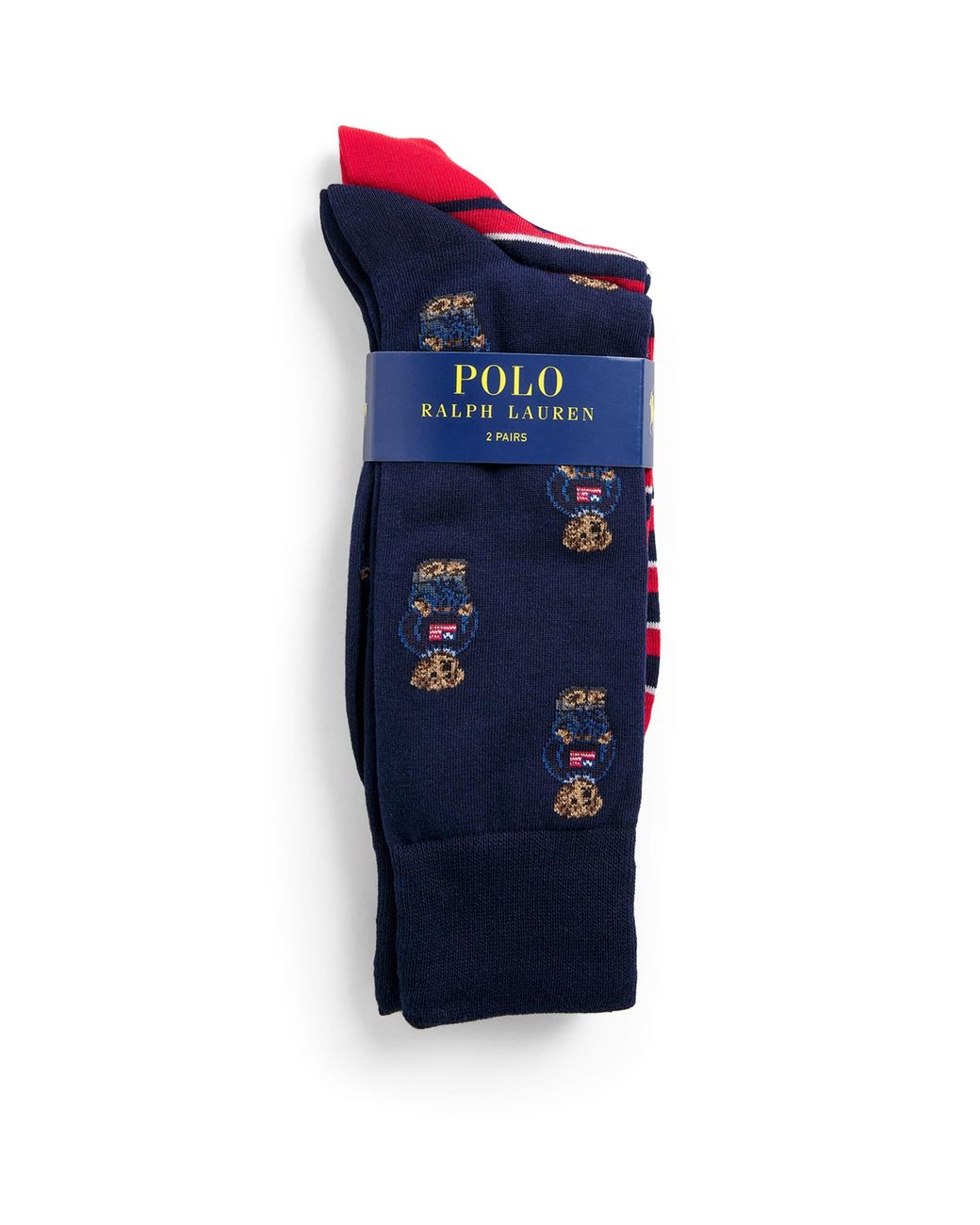Polo Ralph Lauren Blue Polo Bear And Stripe Socks for men