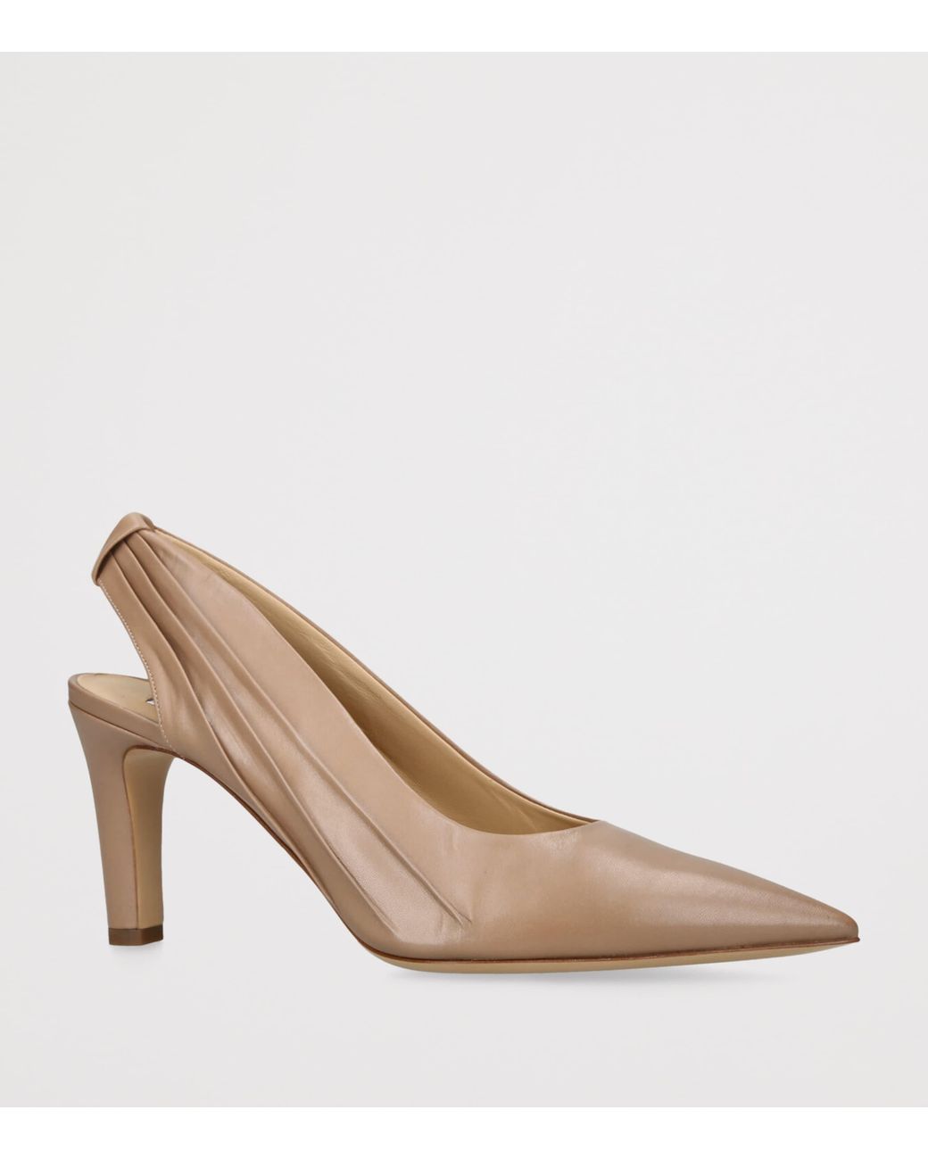 Gabriela Hearst Natural Leather Amari Slingback Pumps 75