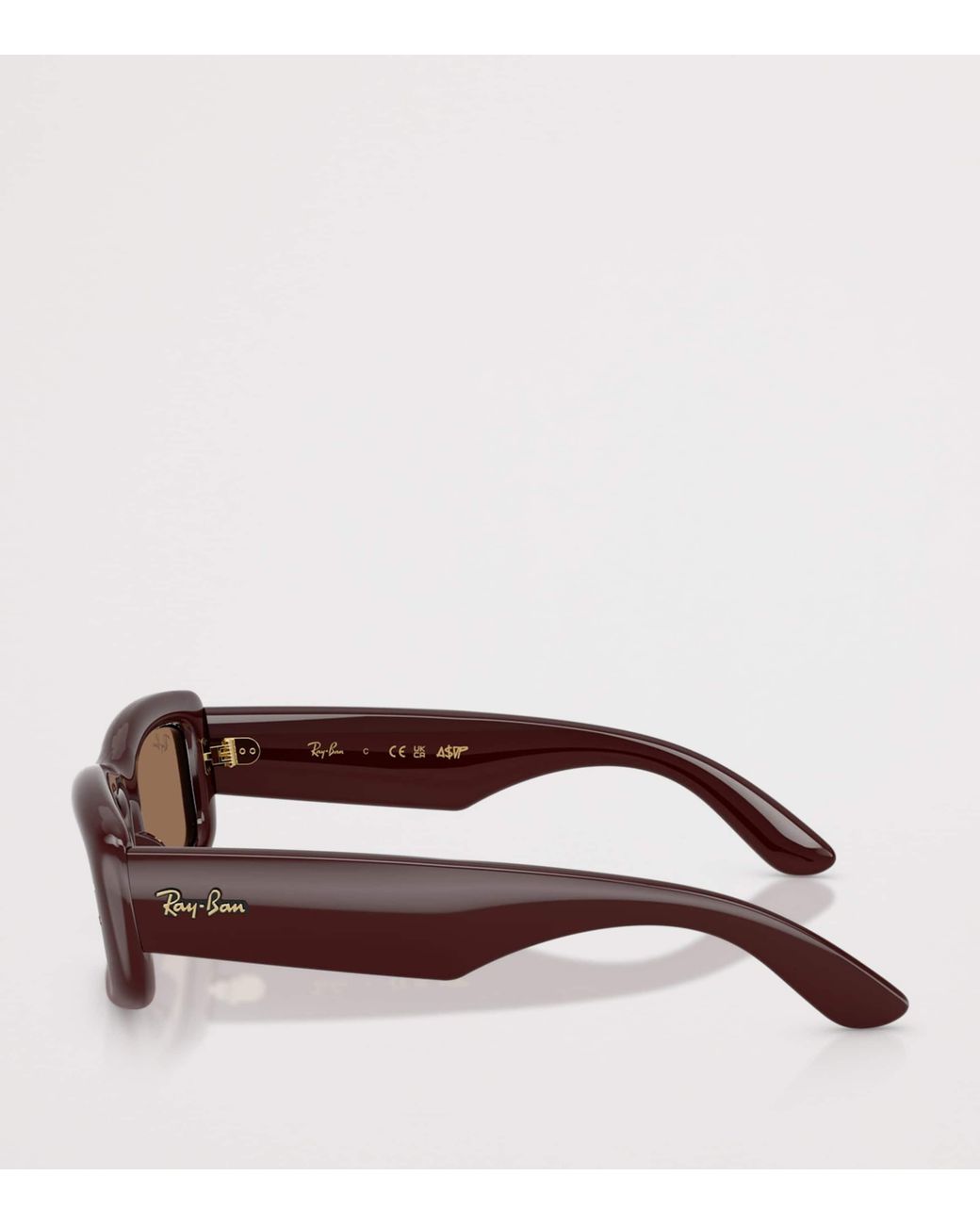 Ray-Ban Brown Kiliane Puffer Rectangle Sunglasses