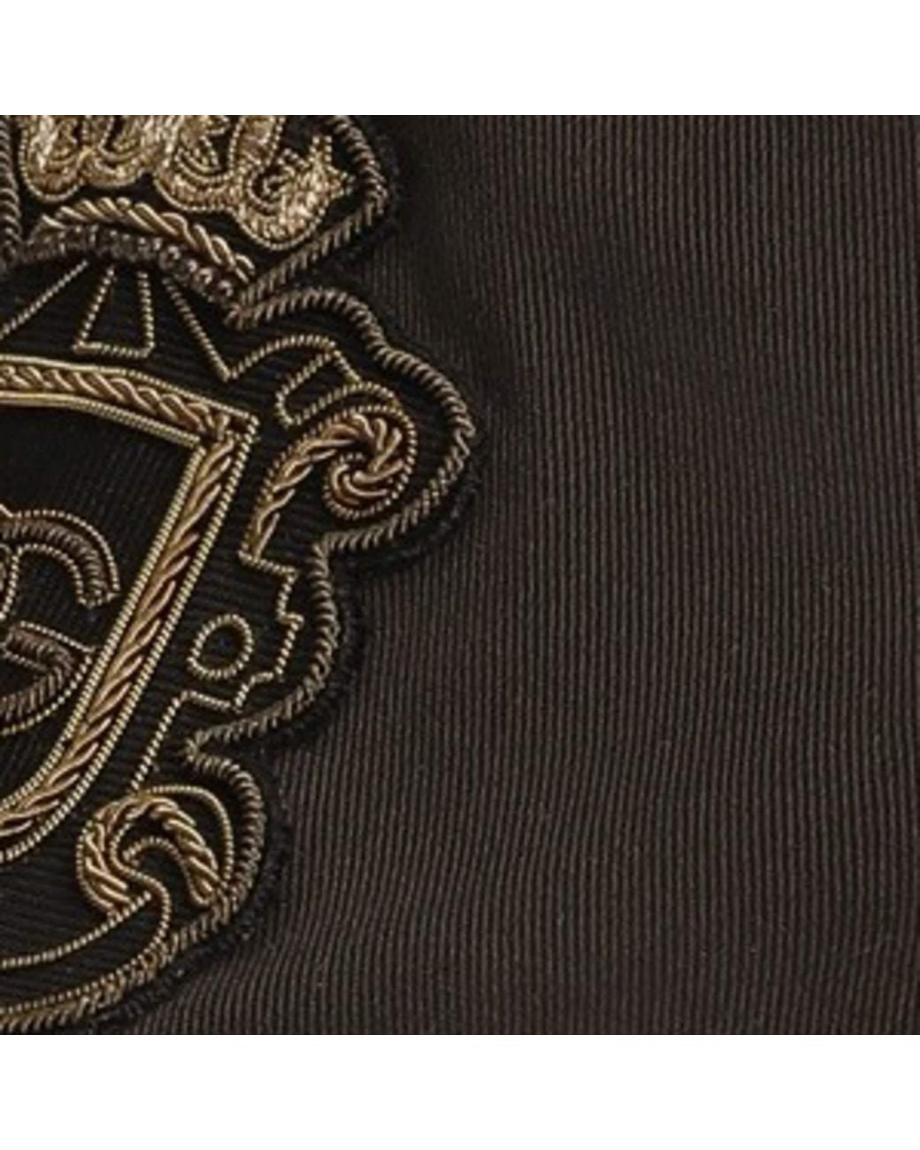 Dolce & Gabbana Brown Appliqué Baseball Cap for men
