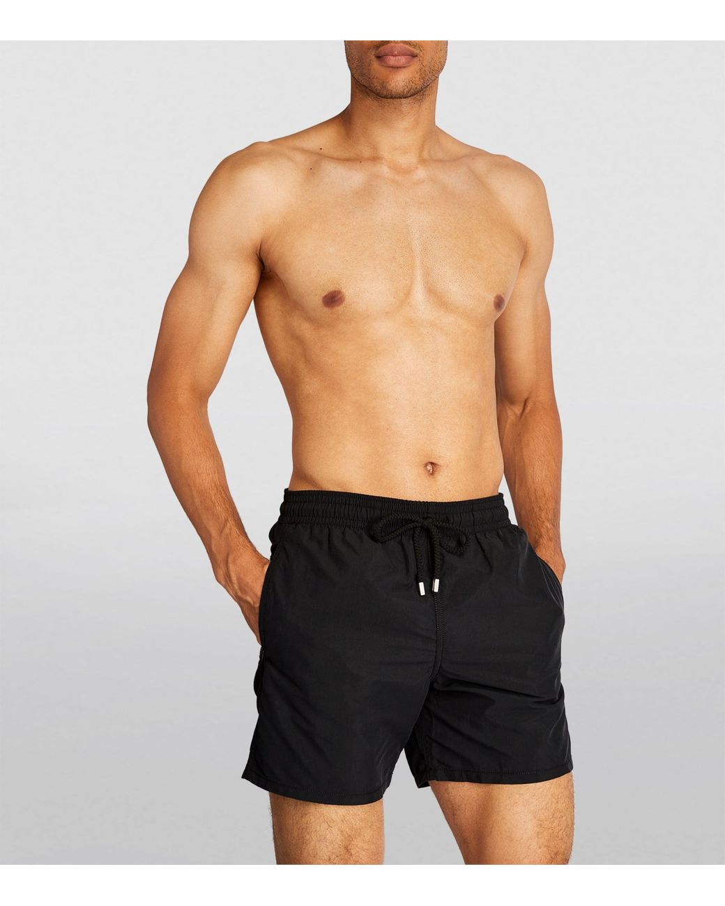 Vilebrequin Black Moorea Swim Shorts for men