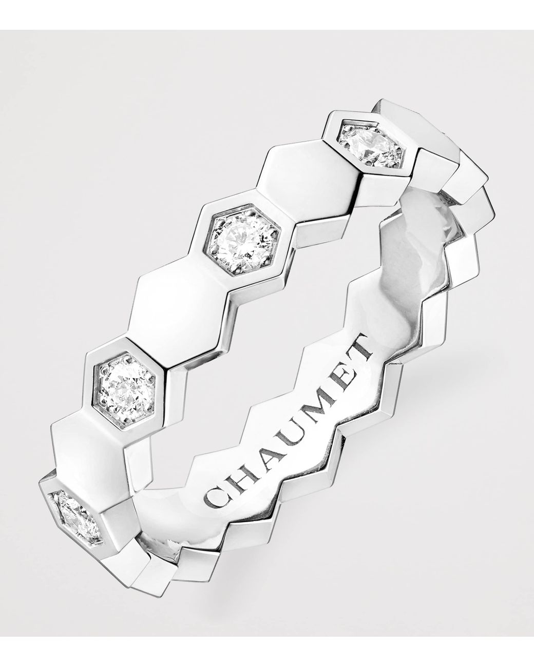 Chaumet White And Diamond Bee De Ring