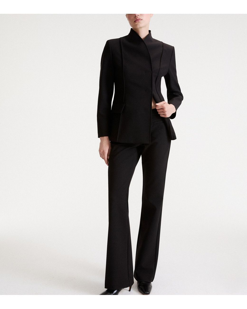 Marella Black Flared Trousers