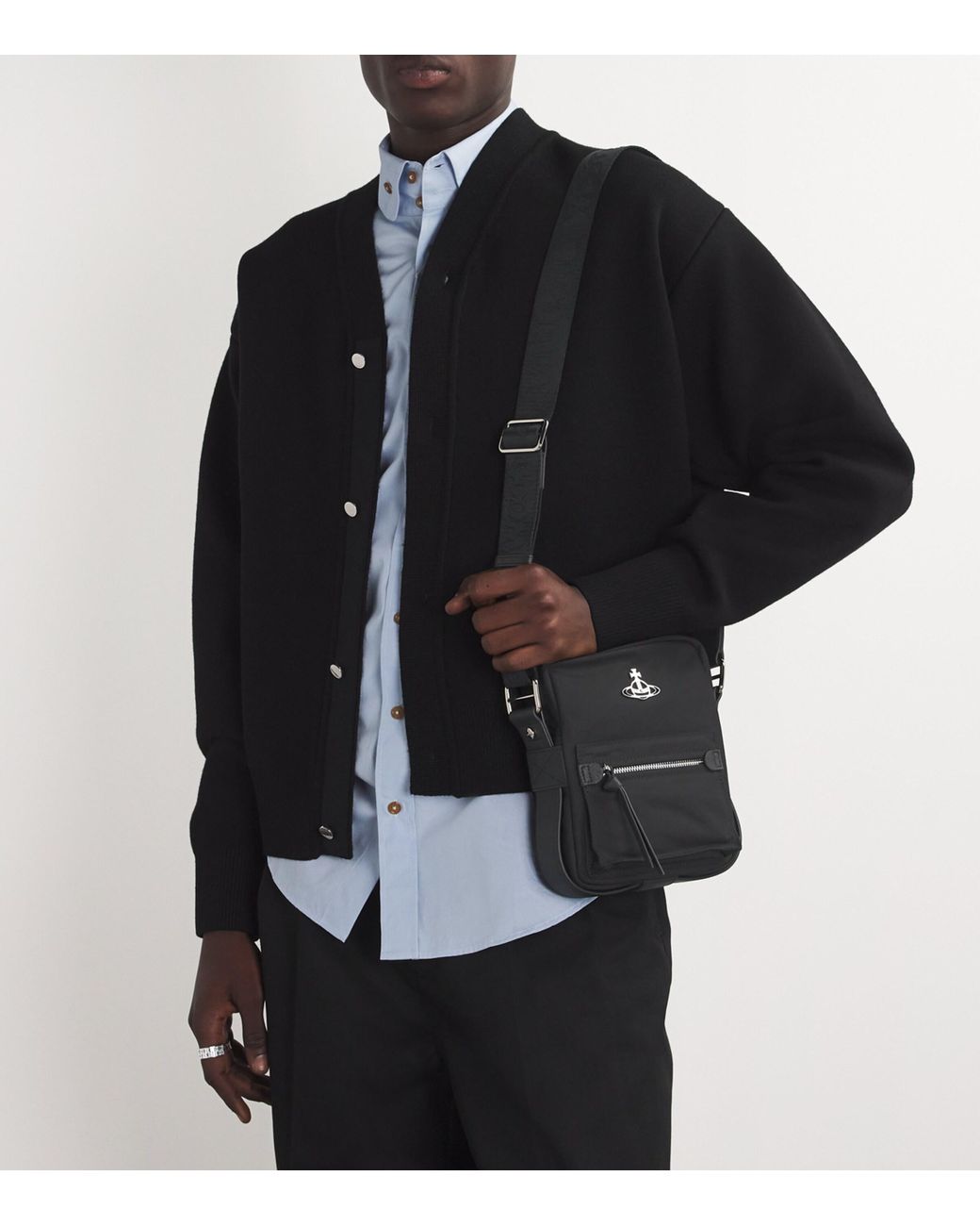 Vivienne Westwood Jackson Crossbody Bag in Black for Men