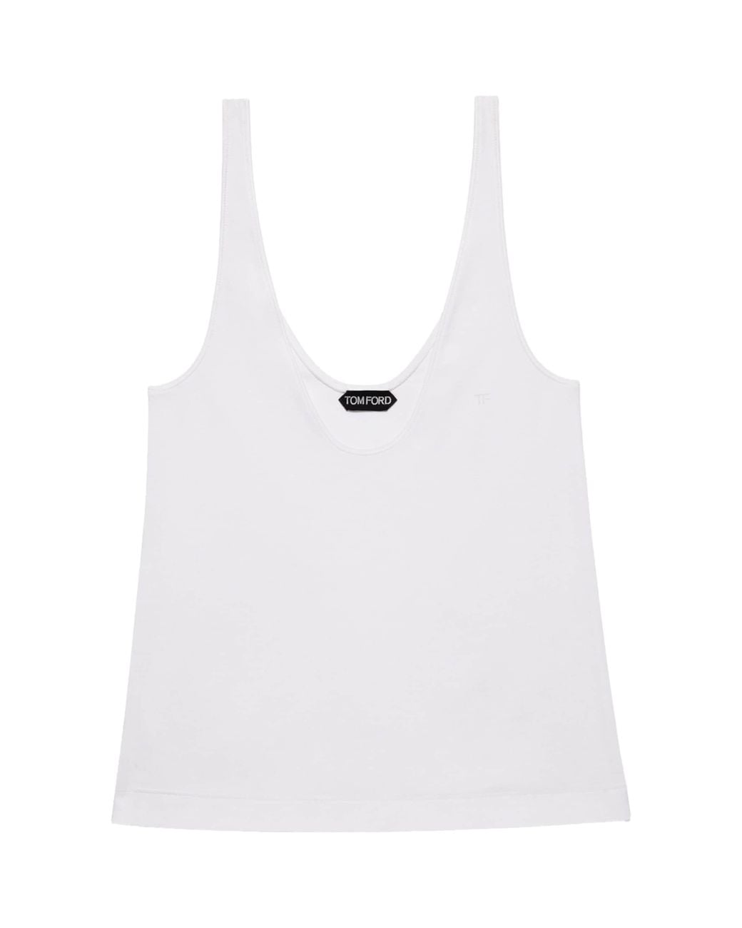 Tom Ford White Stretch-Cotton Tank Top