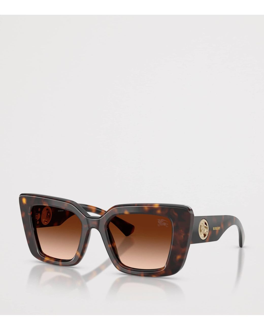 Burberry Brown Oversized Cat Eye Sunglasses