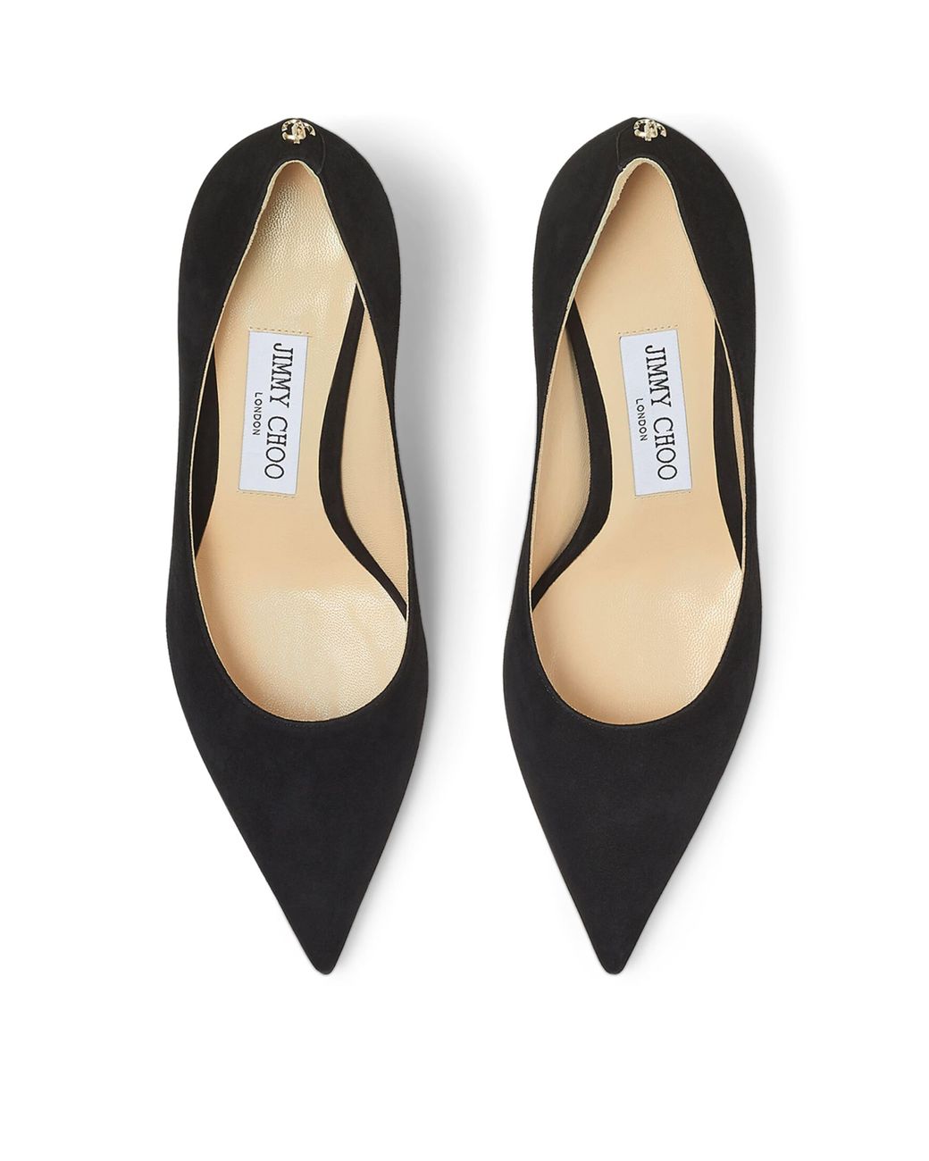 Jimmy Choo Black Love 65 Suede Pumps