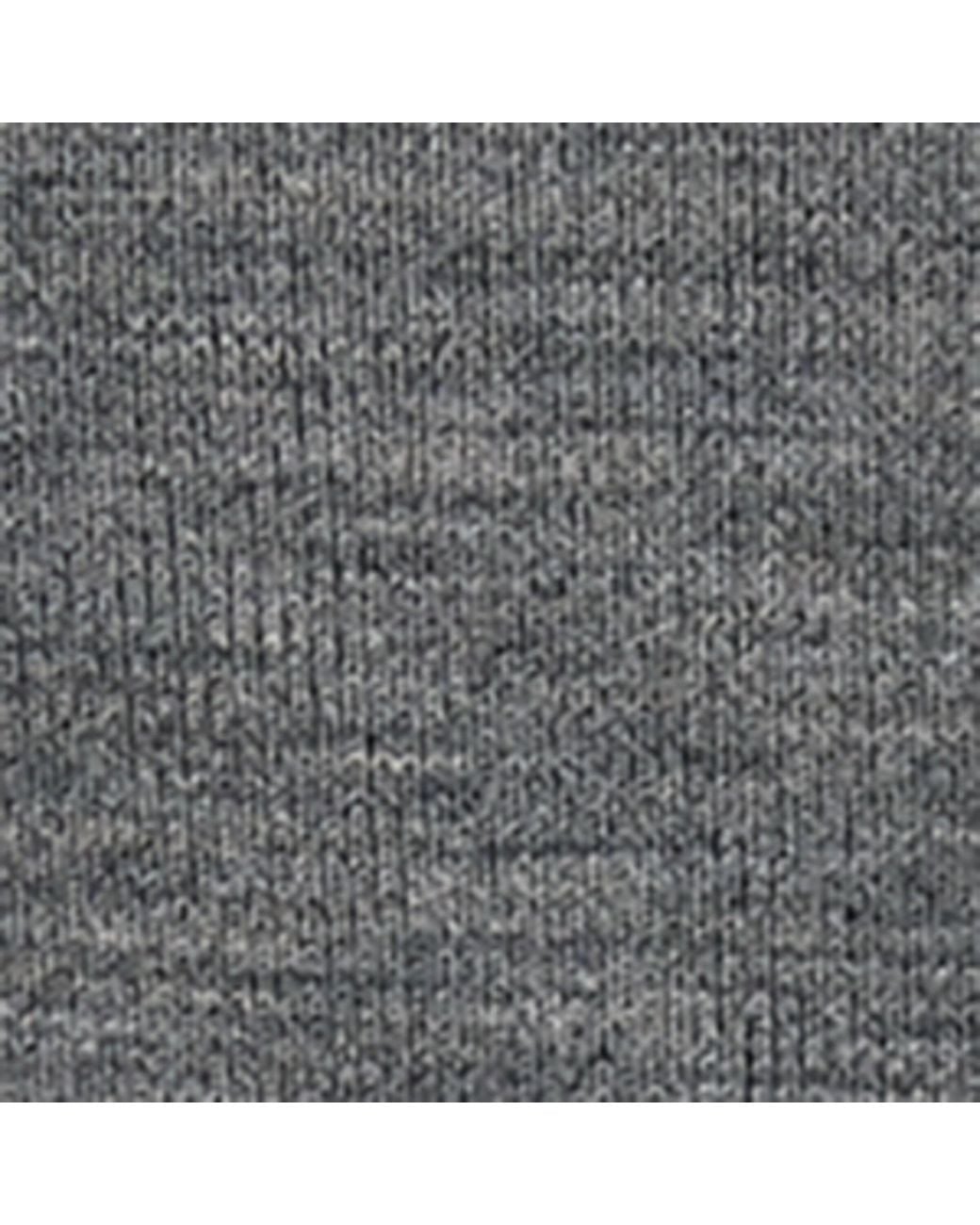 Doré Doré Gray Fine-Ribbed Socks for men