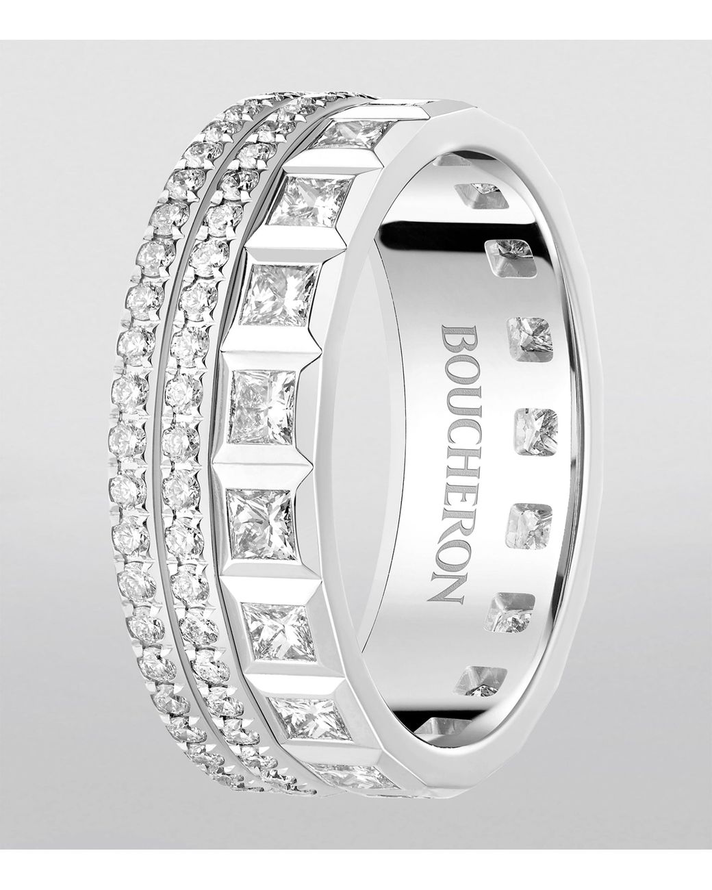 Boucheron Metallic And Diamond Quatre Radiant Edition Wedding Ring