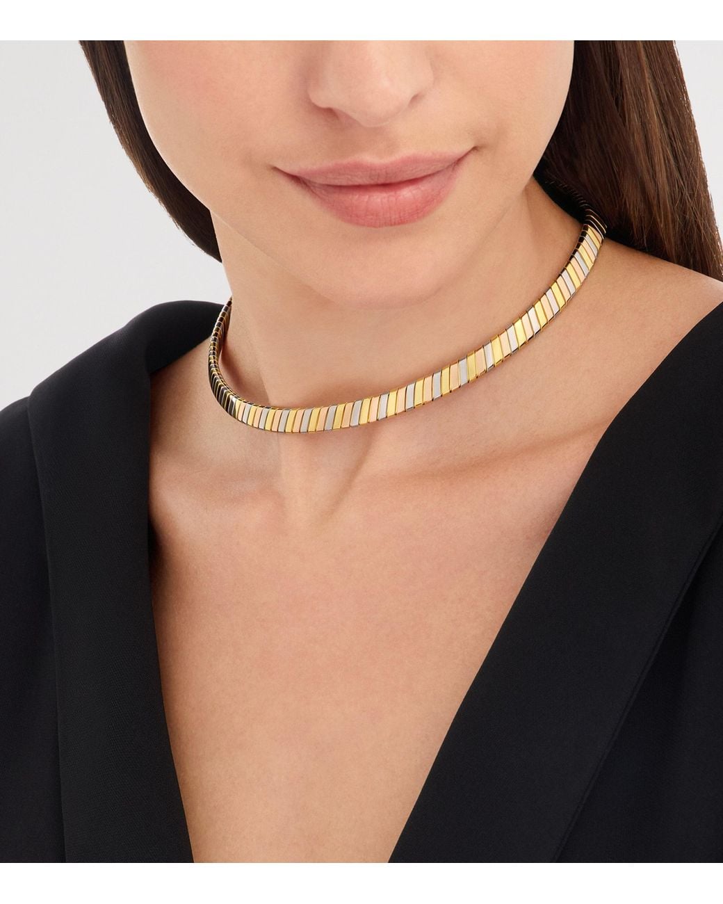 BVLGARI Natural Mixed- Tubogas Choker