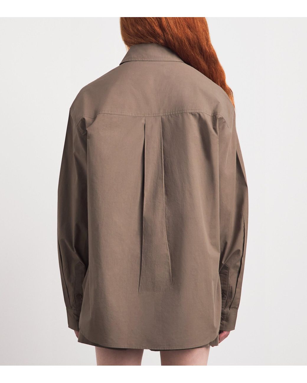 Matteau Brown Organic Cotton Relaxed Shirt