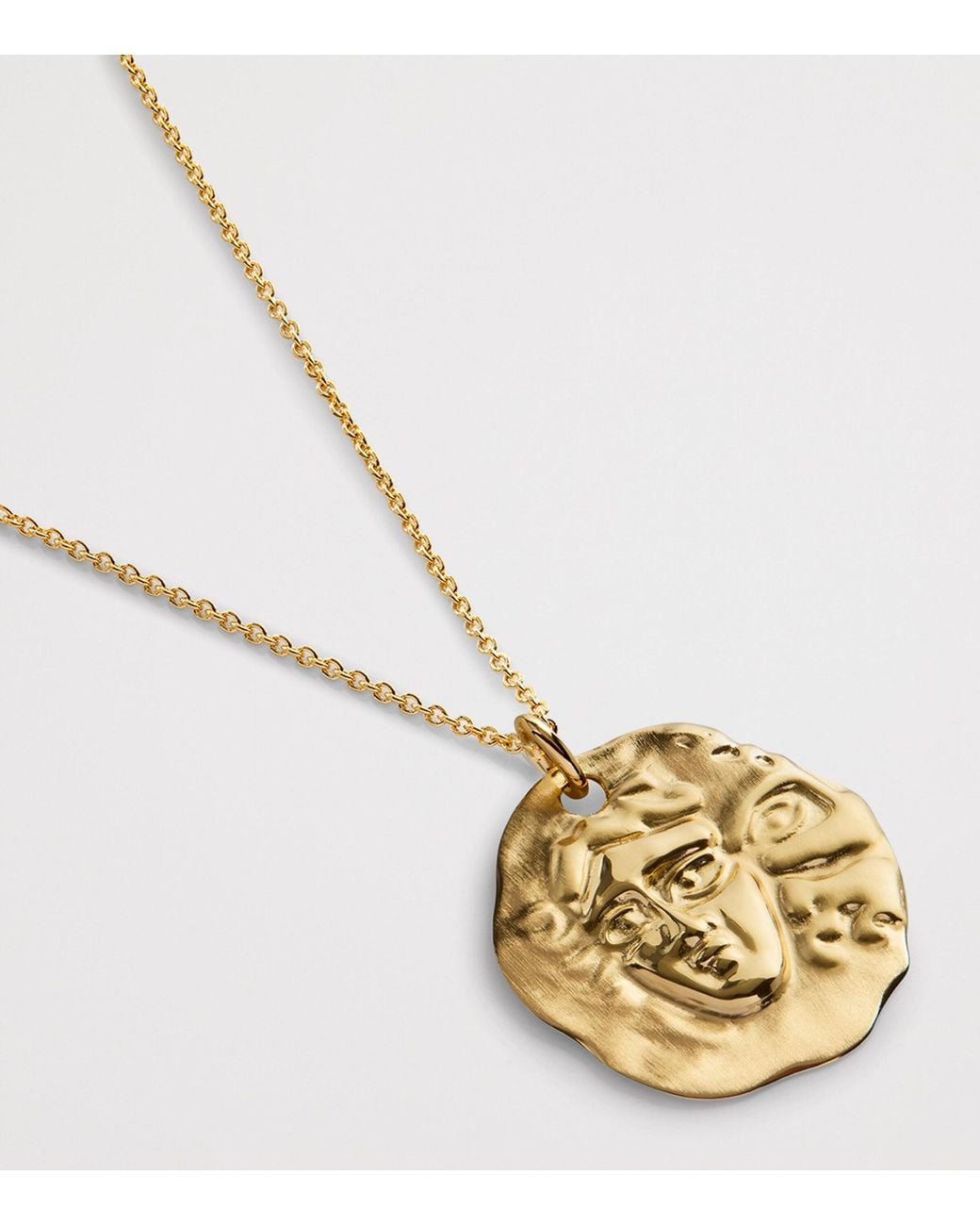 Monica Vinader Metallic Vermeil Zodiac Gemini Necklace