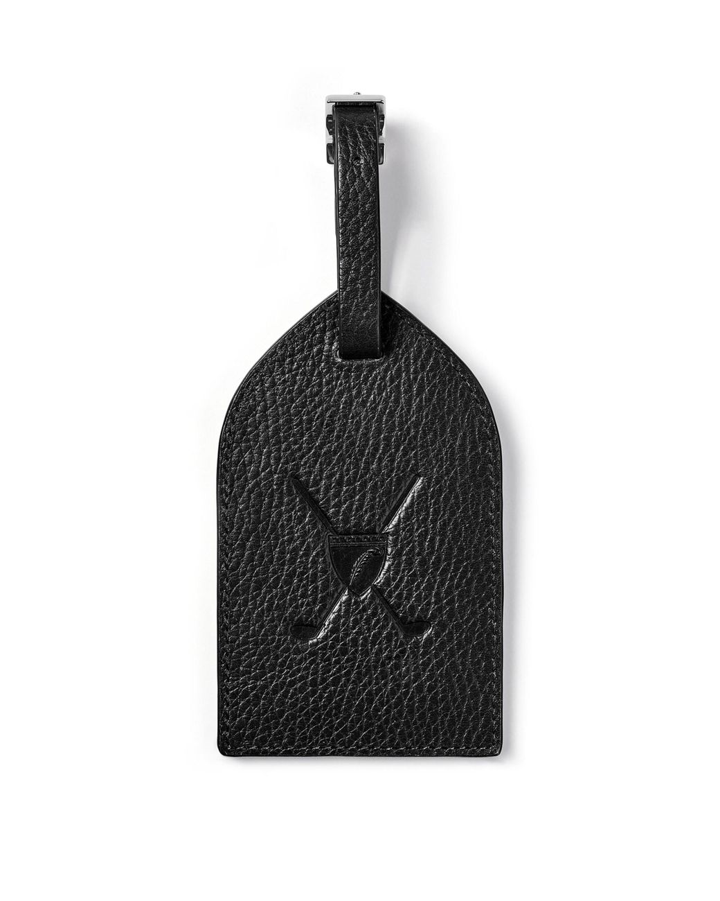 Aspinal Black Leather Golf Tee Holder for men