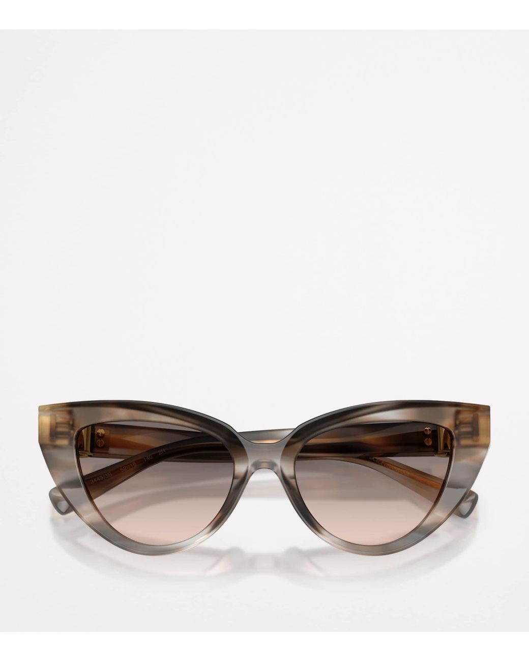 Dolce & Gabbana Brown Cat Eye Sunglasses