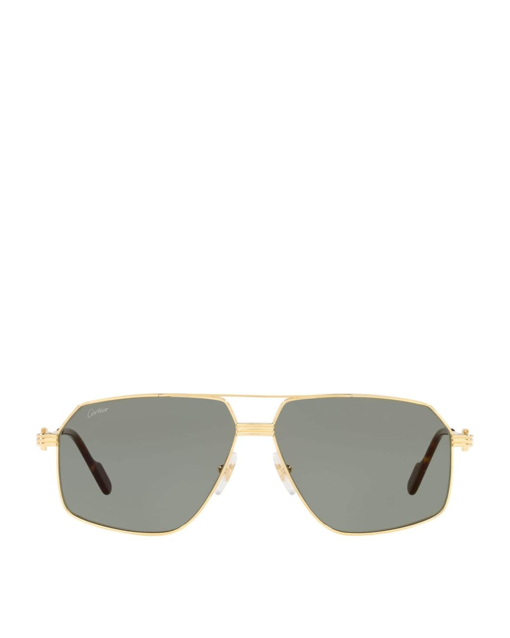 Cartier Gray Première De Pilot Sunglasses for men