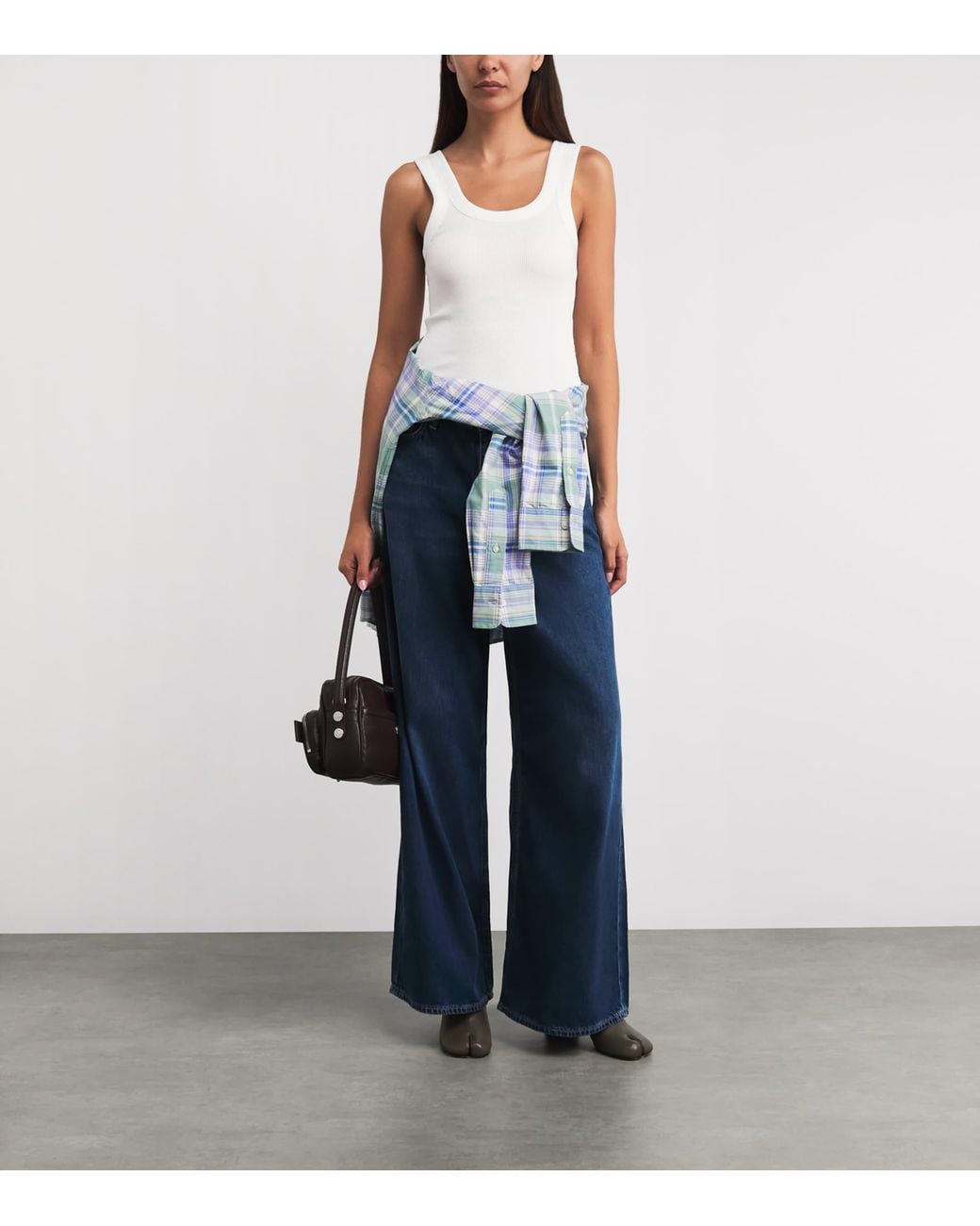 Rag & Bone White The Essential Rib Tank Top