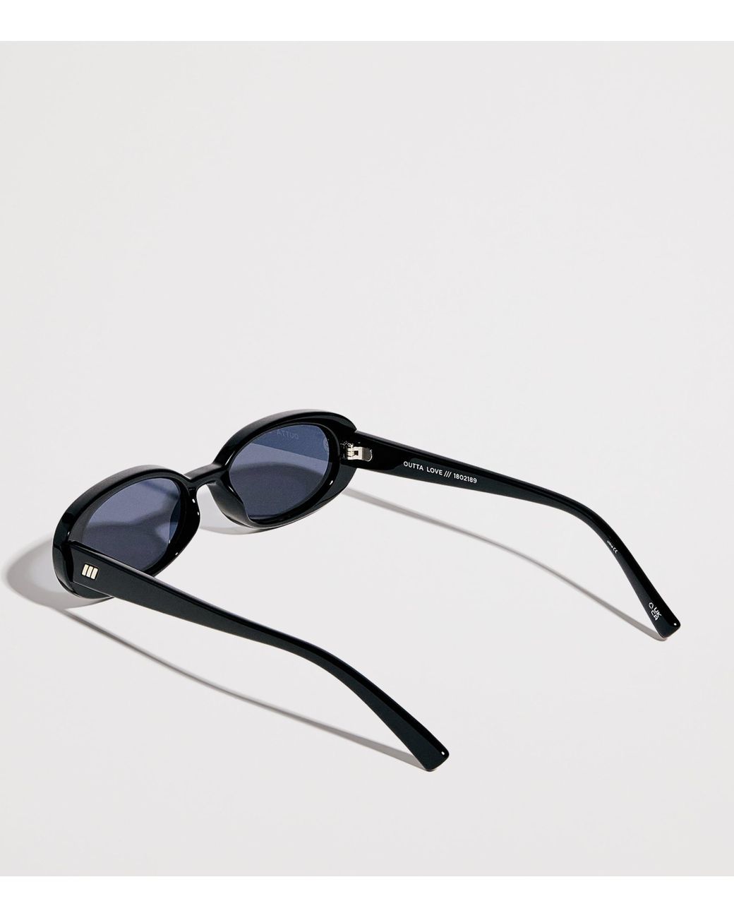 Le Specs Blue Oval Outta Love Sunglasses