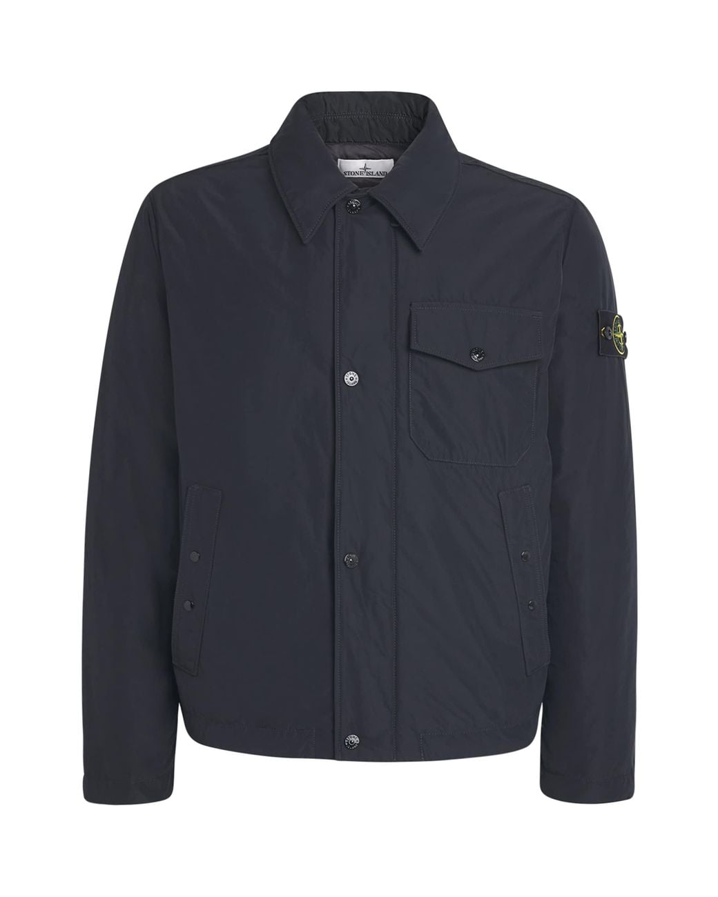 Stone Island Blue Micro Reps Down Jacket for men
