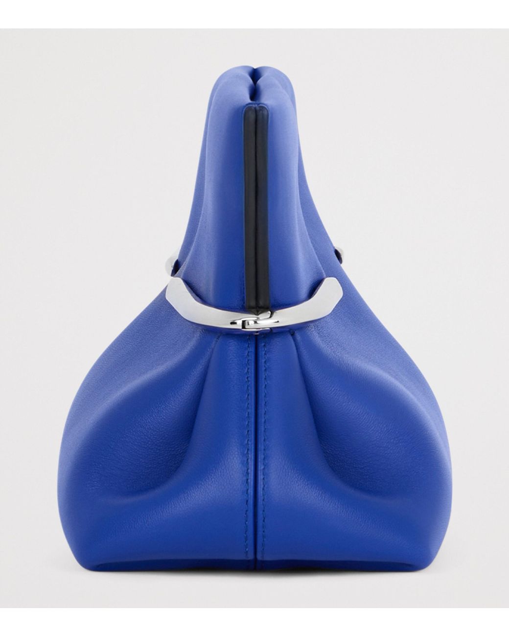 Givenchy Blue Small Leather Soft Pinch Clutch