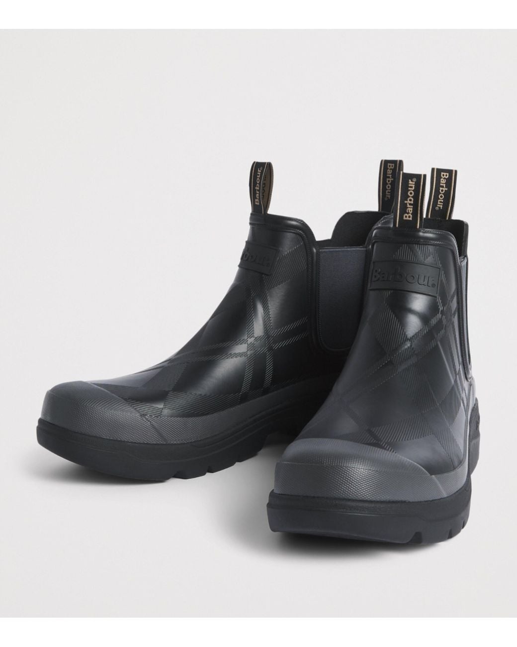 Barbour Black Breacon Chelsea Ankle Wellington Boots for men