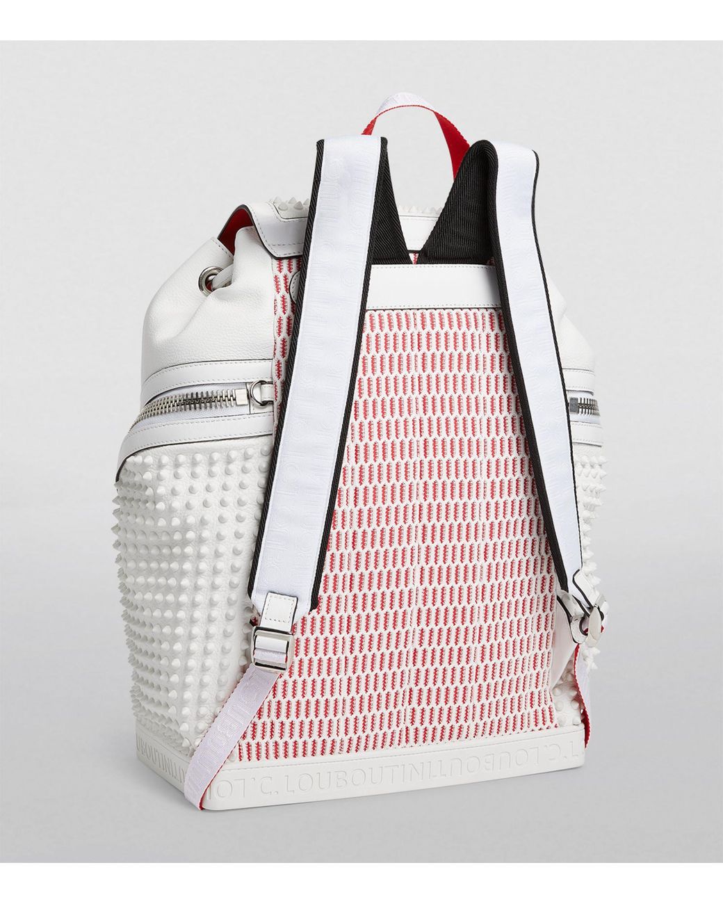Christian Louboutin Explorafunk Leather Backpack in White for Men