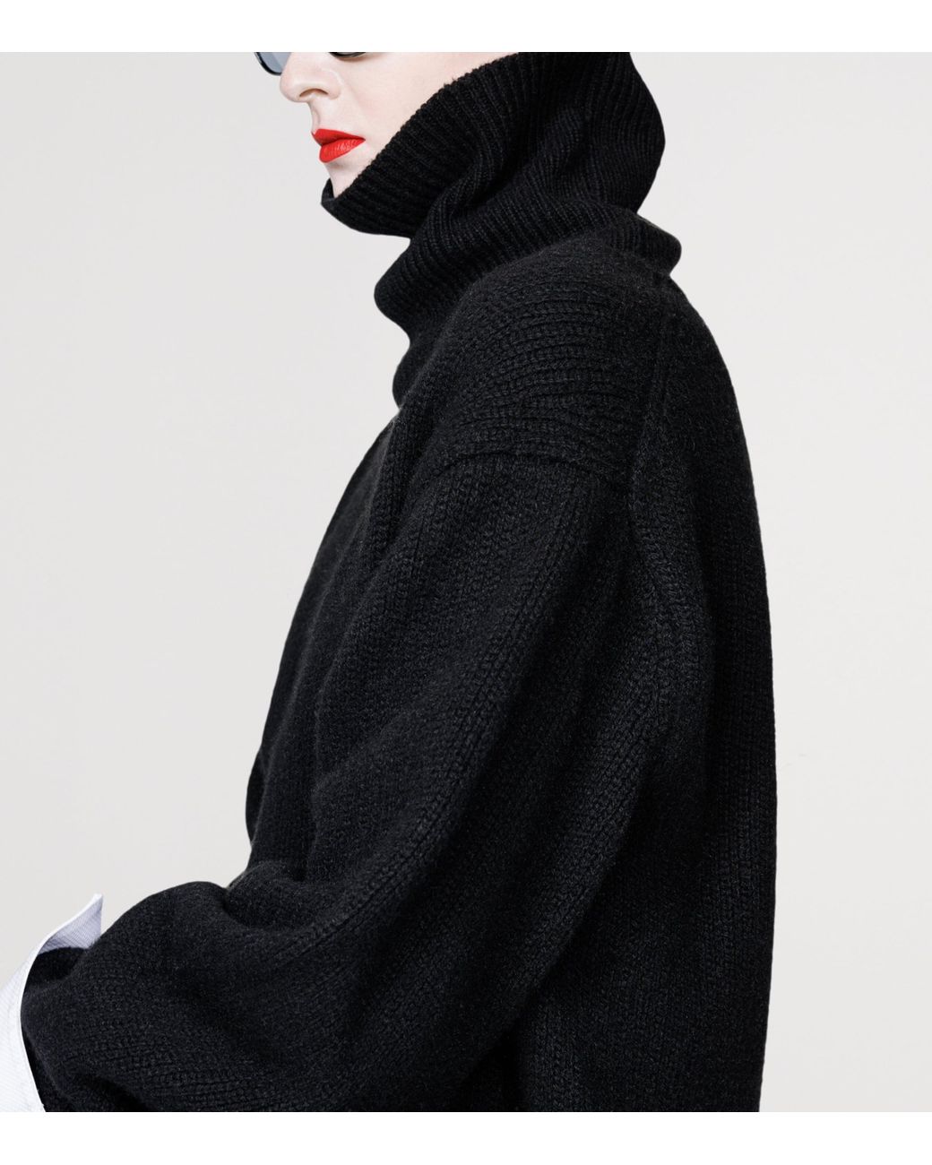 Tom Ford Blue Wool-Cashmere-Mohair Rollneck Sweater