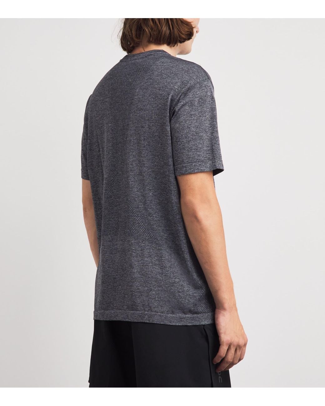 On Shoes Gray Train Flex T-Shirt for men