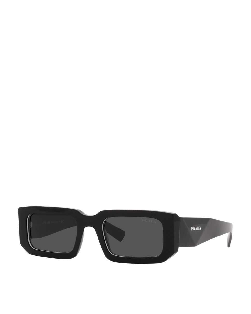 Prada Black Rectangular Sunglasses