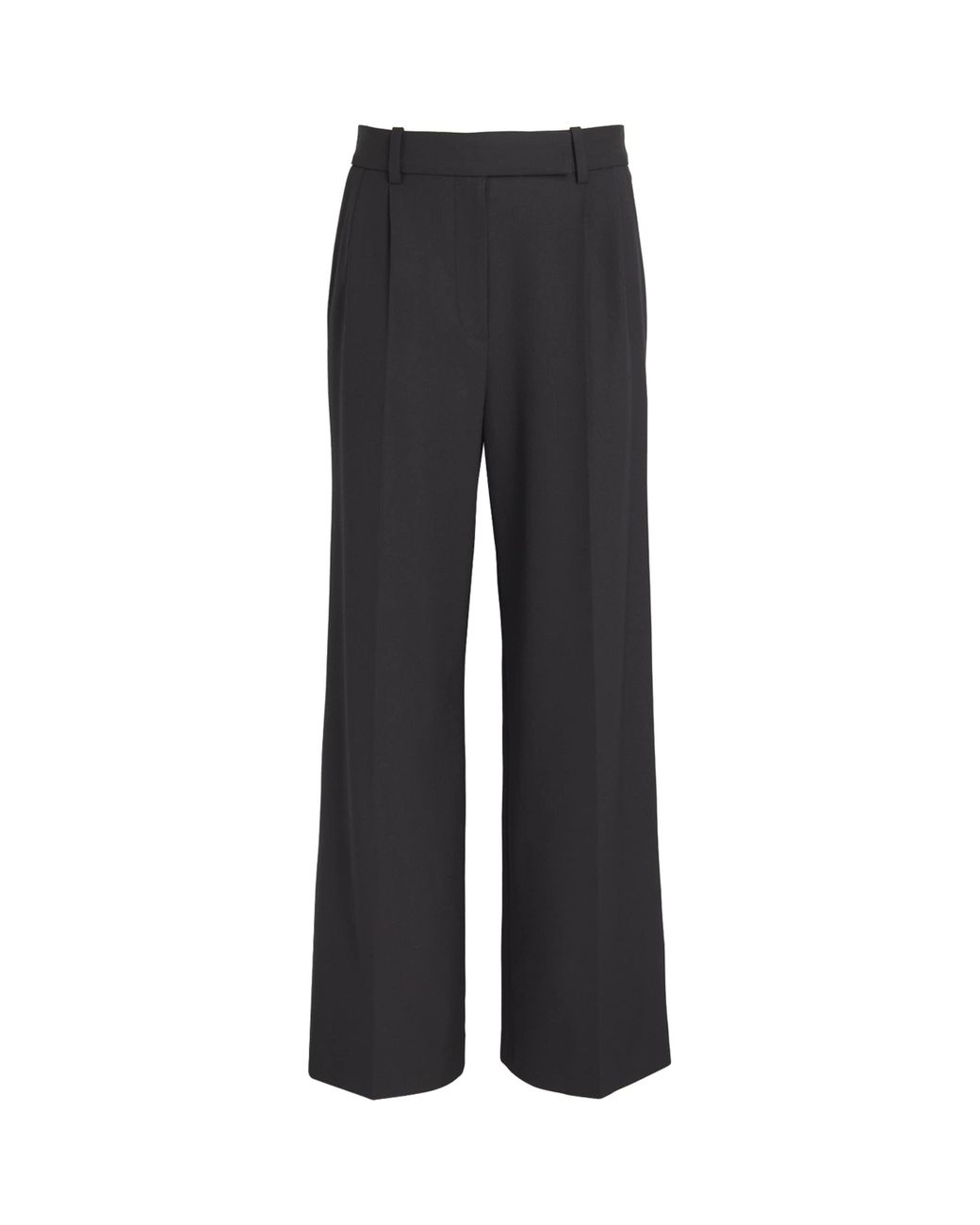 Maje Black Tailored High-Rise Trousers