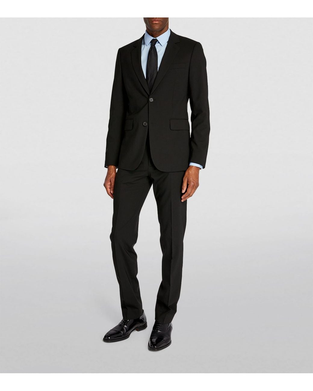 Sandro Black Virgin Wool Blazer for men