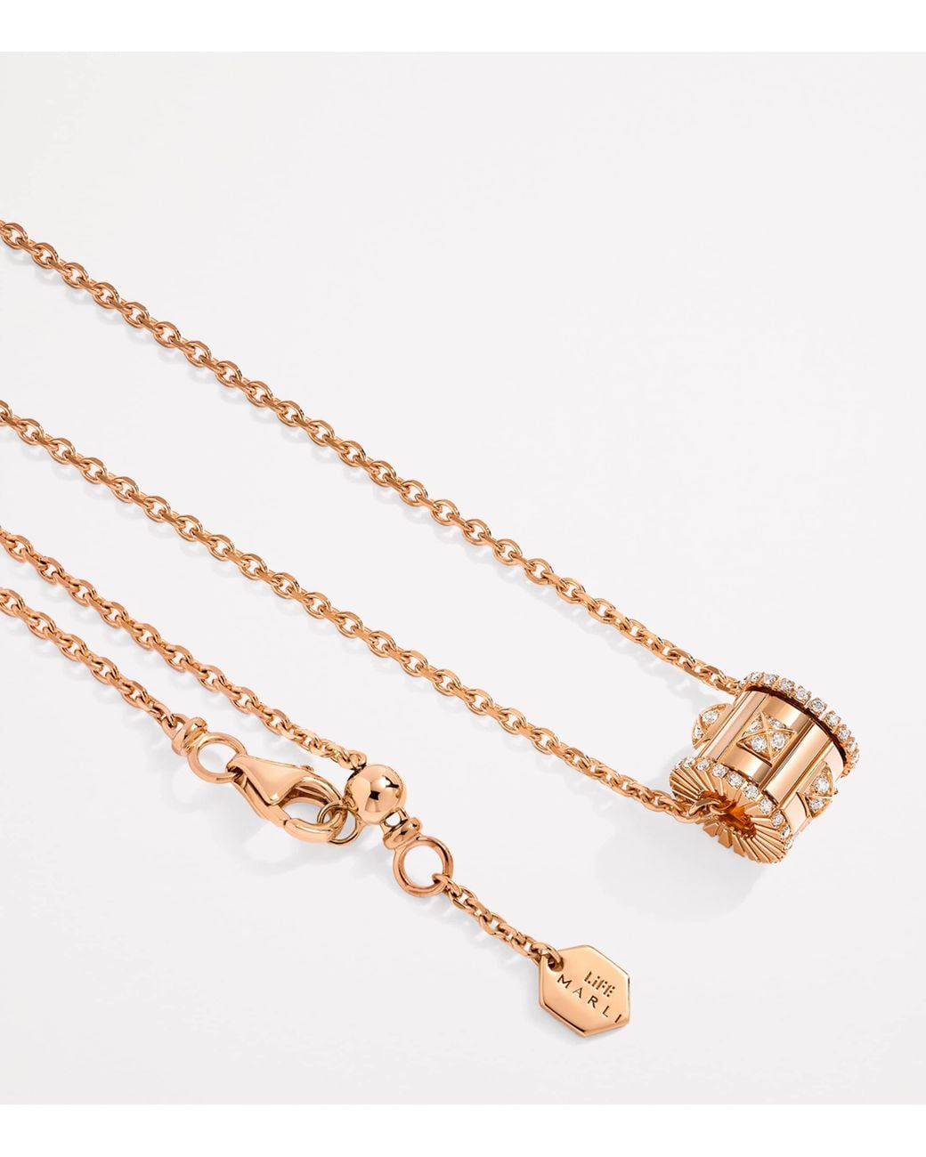 Marli New York White And Diamond Life Necklace