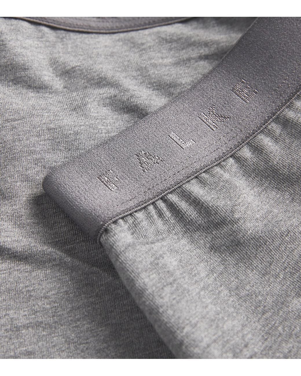 Falke Gray Daily Comfort Boxer Briefs for men