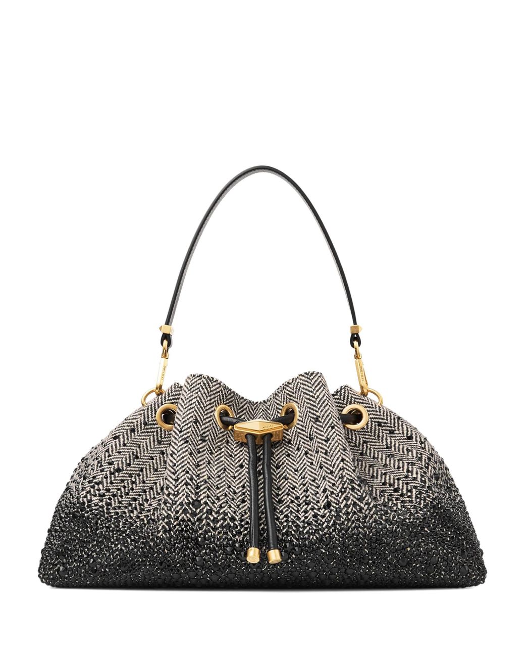 Jimmy Choo Gray Bon Bon Shoulder Bag