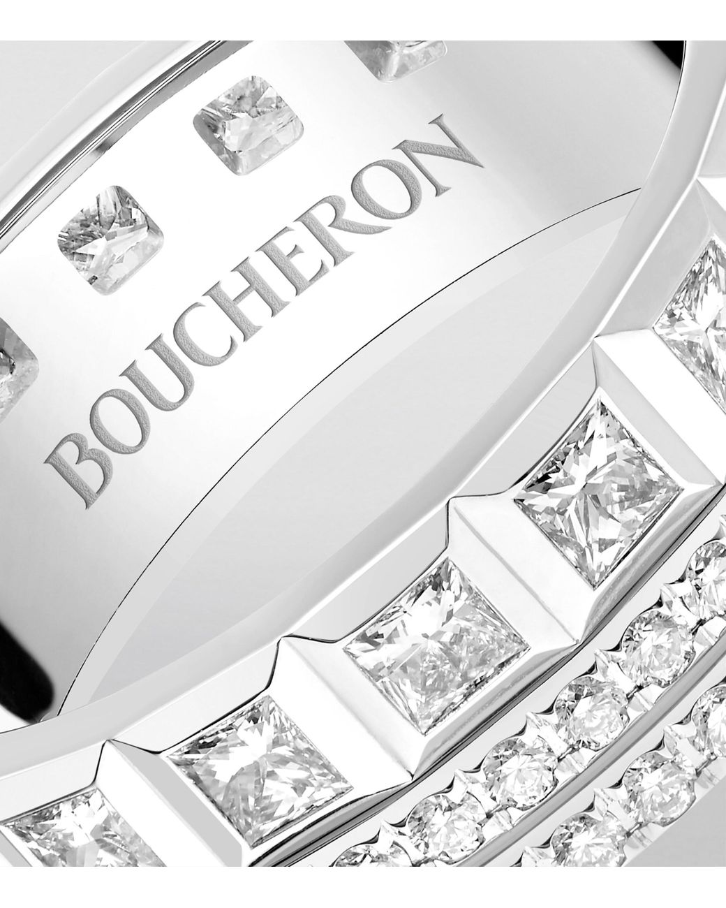 Boucheron Metallic And Diamond Quatre Radiant Edition Wedding Ring