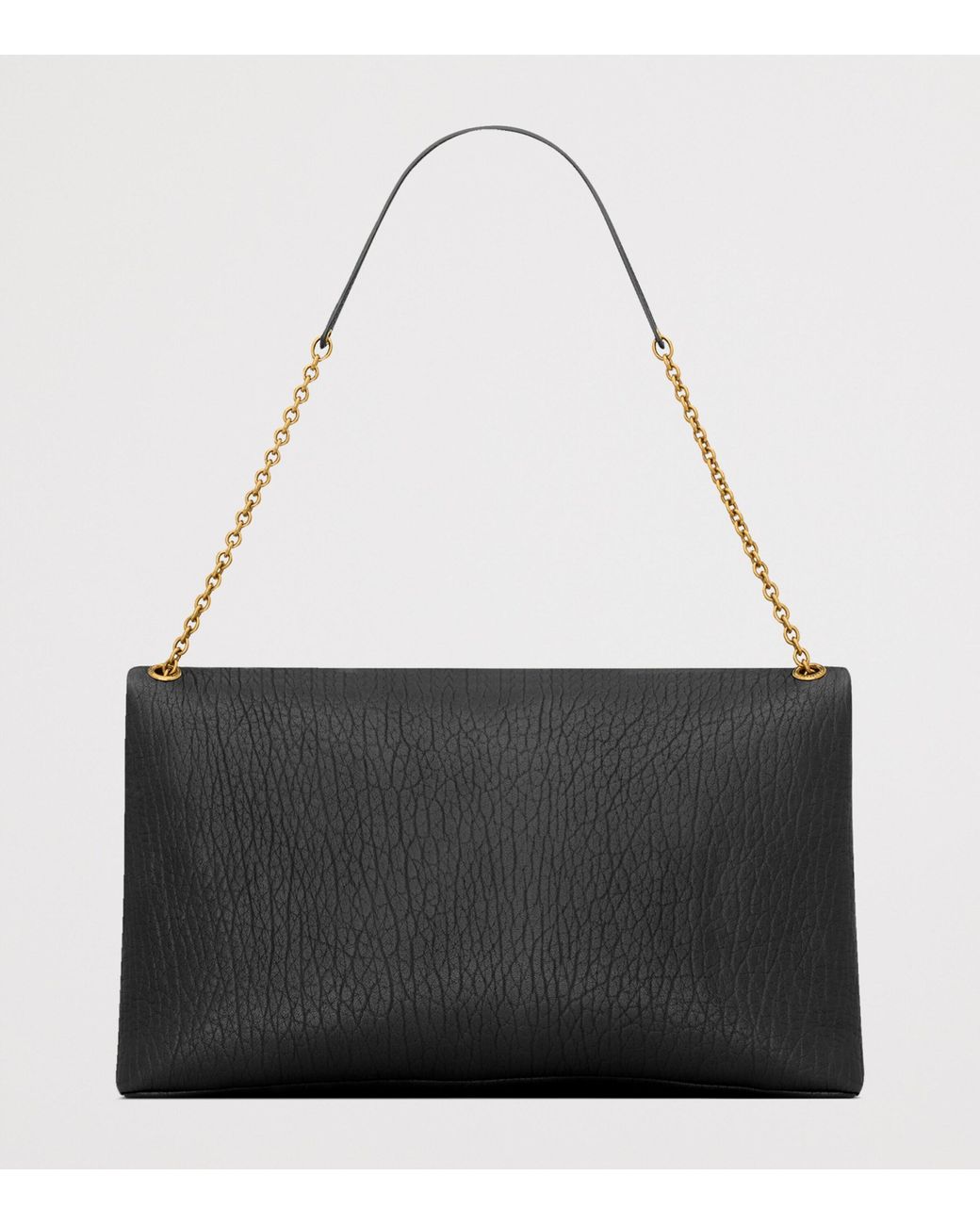 Saint Laurent Black Extra-Large Cassandre Envelope Pouch