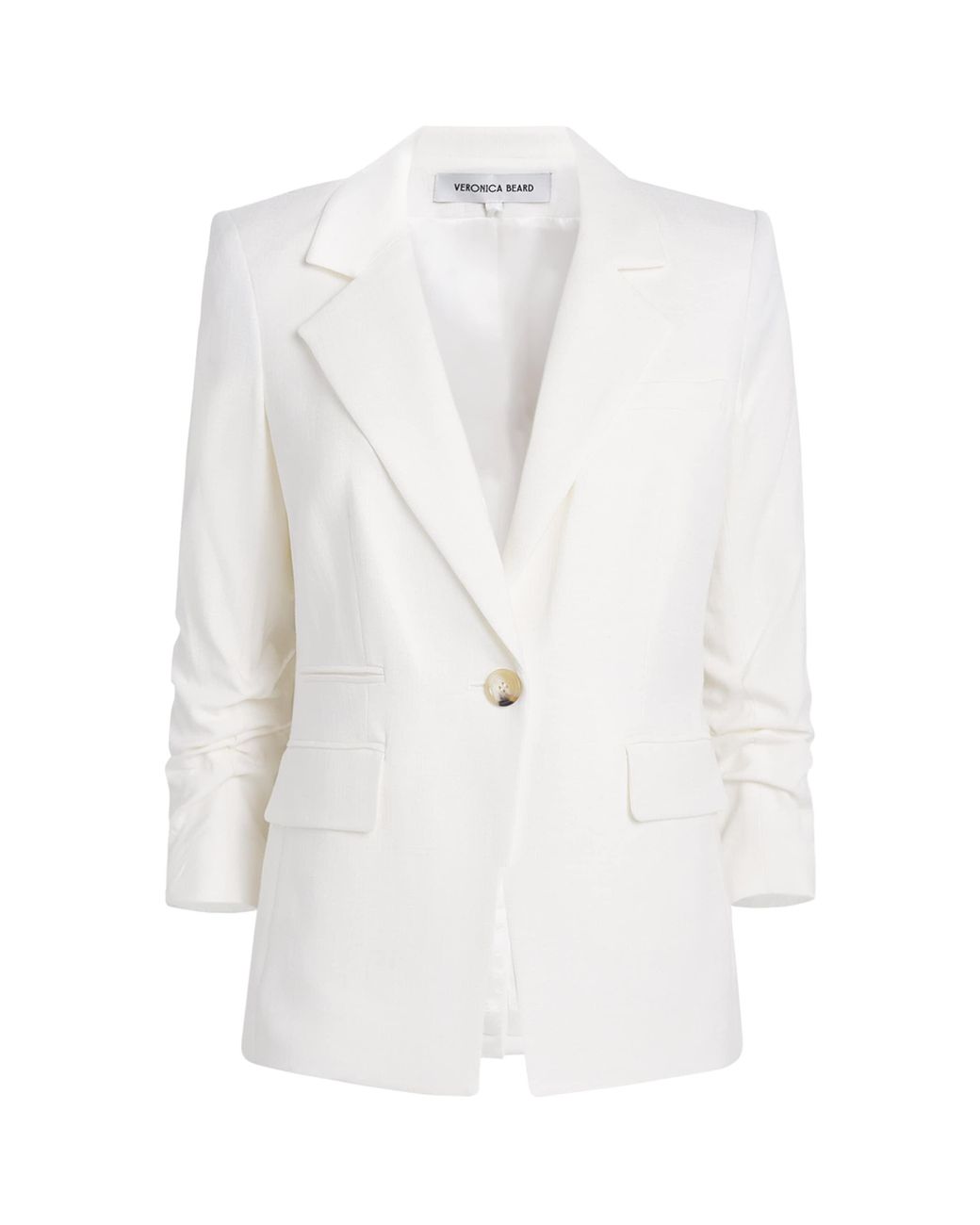 Veronica Beard White Battista Dickey Blazer