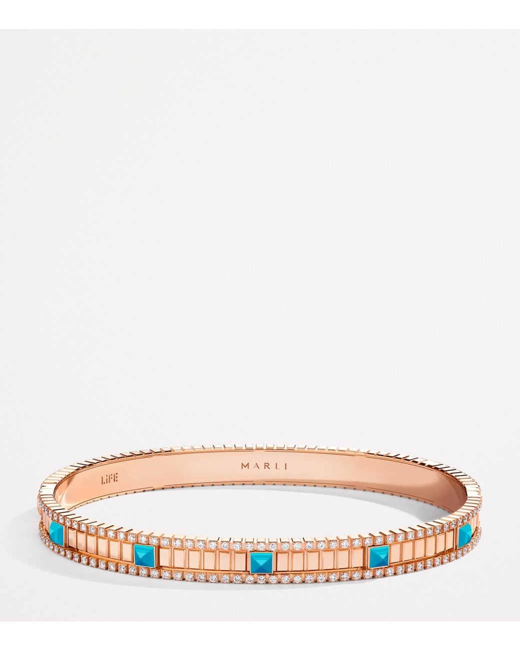 Marli New York Metallic Diamond And Life Bangle