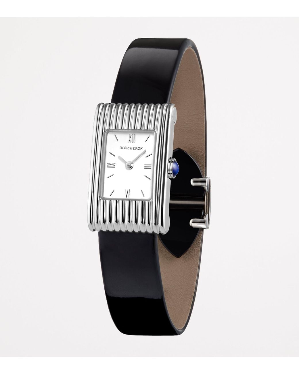Boucheron Black Stainless Steel Reflet Watch