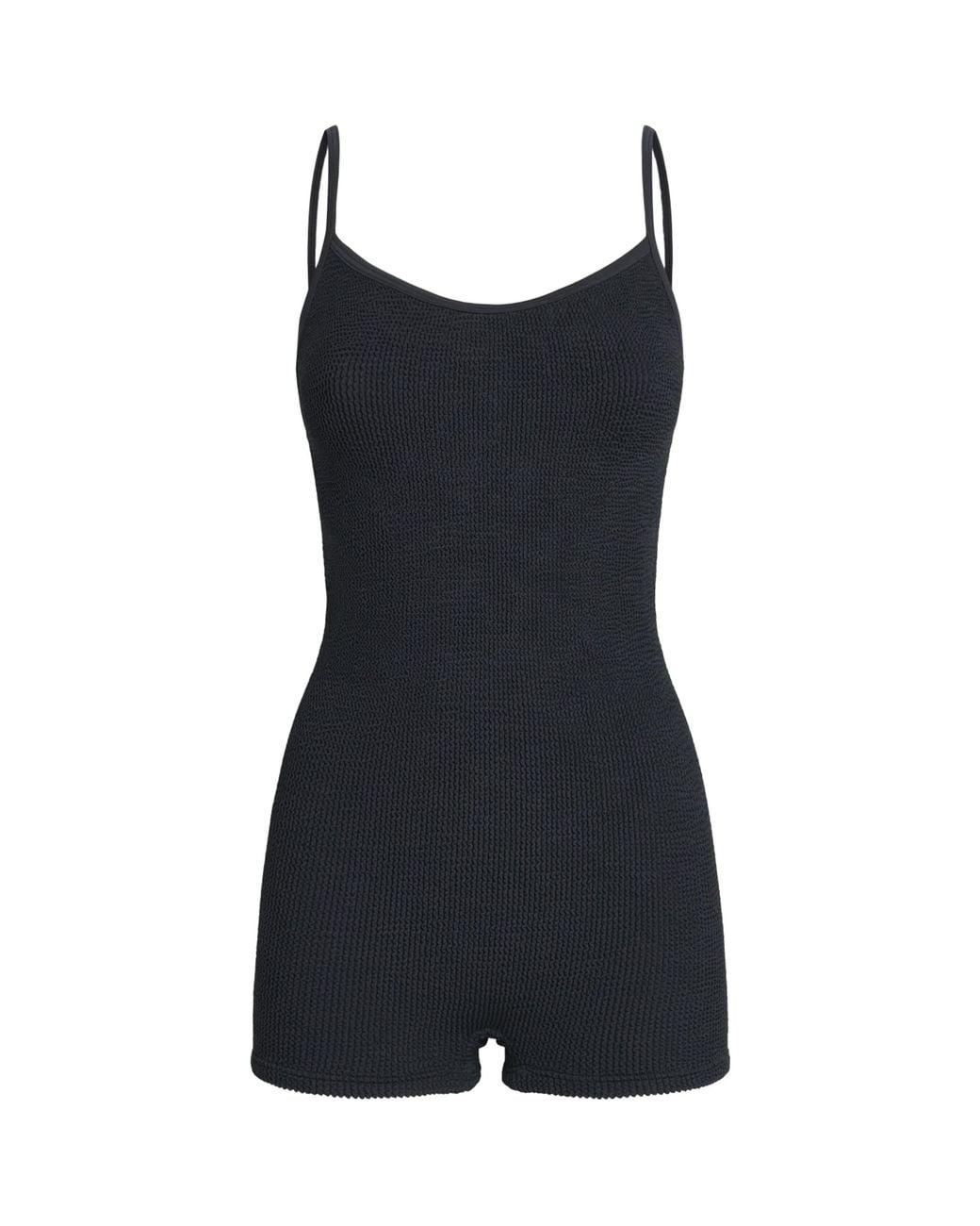 Hunza G Black Pamela Playsuit