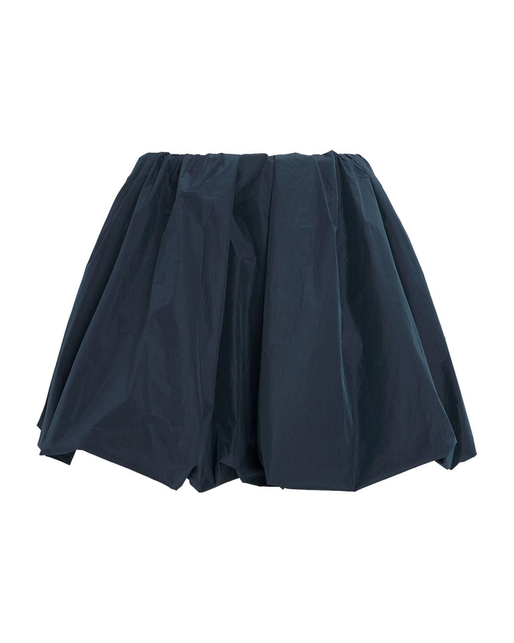 Issey Miyake Blue Correlation Balloon Mini Skirt