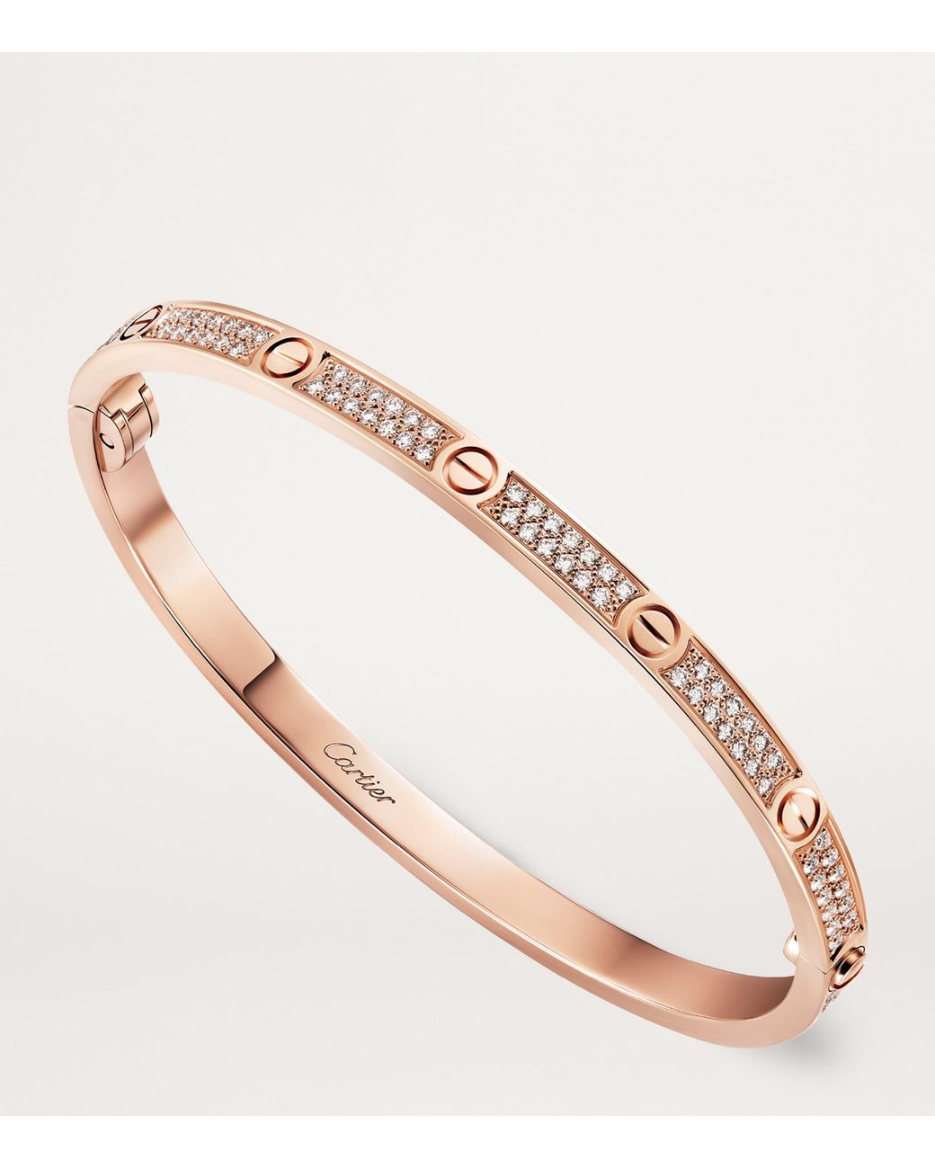 Cartier Natural And Diamond Love Bracelet