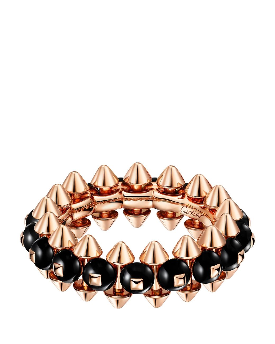 Cartier Brown And Onyx Clash De Ring