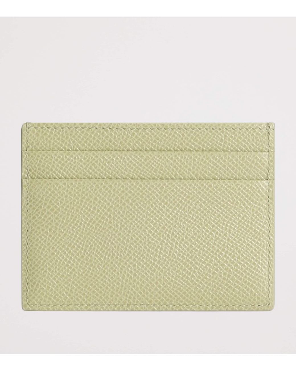 Dolce & Gabbana Natural Leather Dauphine Card Holder